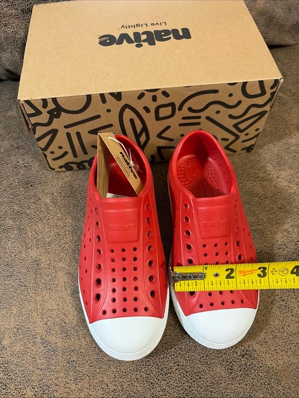 Native Shoes Unisex-Kids Jefferson Sneakers Size C 11